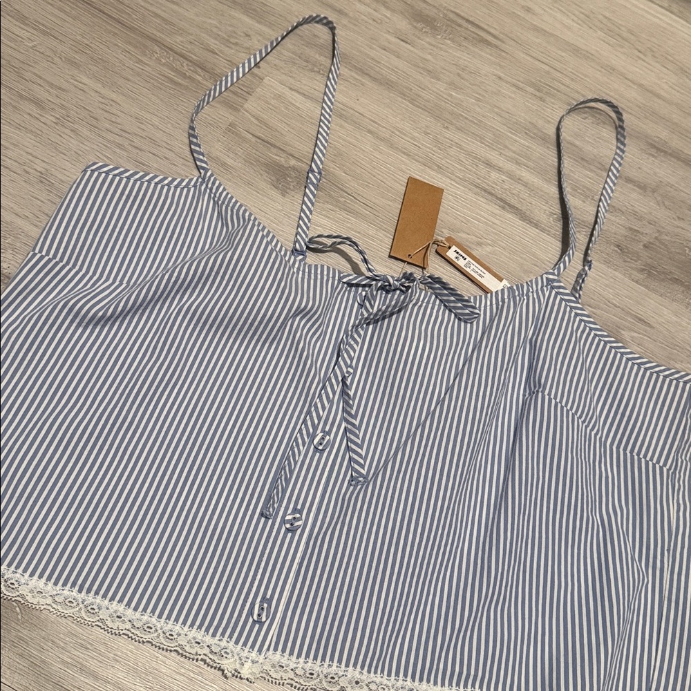 SKIMS cotton poplin sleep tank